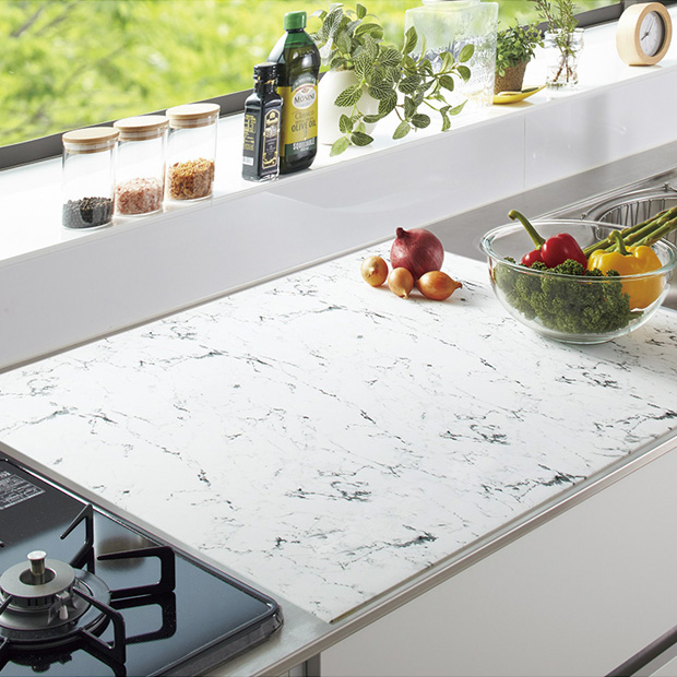 ふわピタシリコン調理台マット