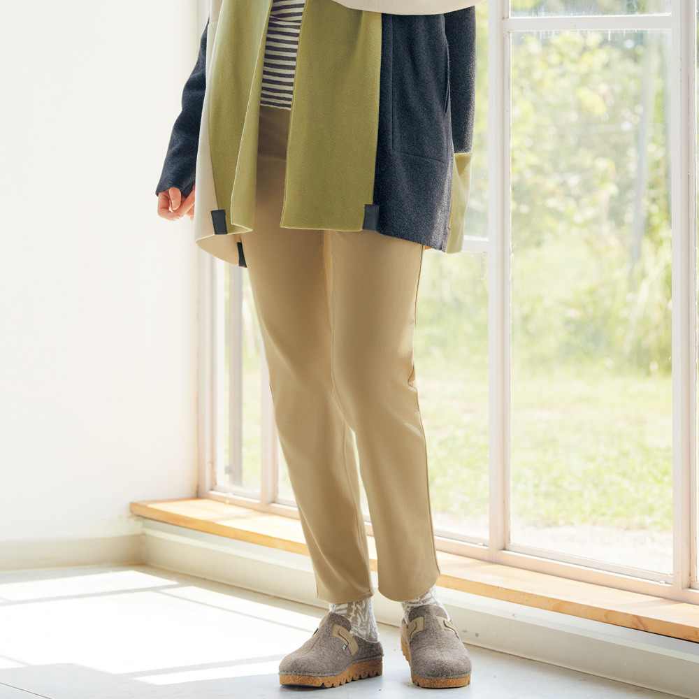 ストレッチコーデュロイ裏起毛パンツ