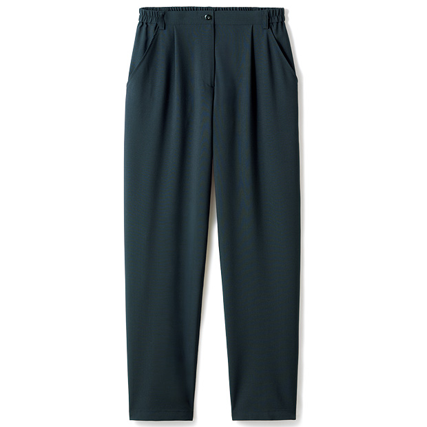 ウオッシャブルウールストレートパンツ