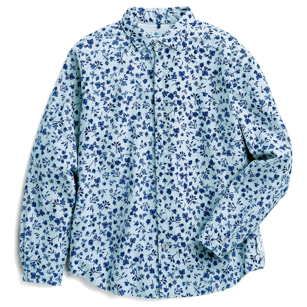 クラウドベリー柄シャツ