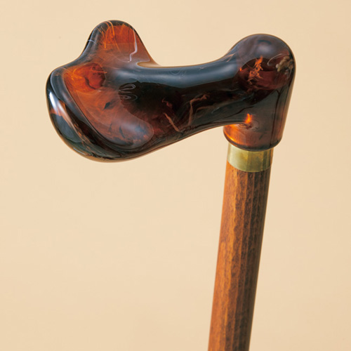 手のひらが置けるフィッシャーグリップステッキ