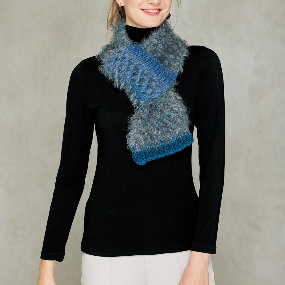 しなやかな着心地のコットン混プルオーバー