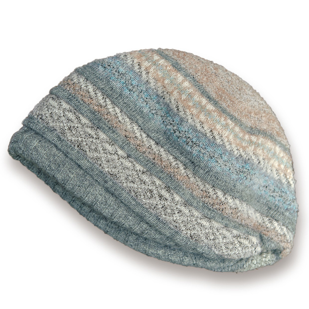 ノルディック柄ジャカードニット帽子