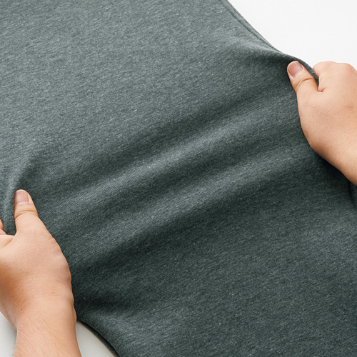 ウール混ダンボールニットのイージースラックス