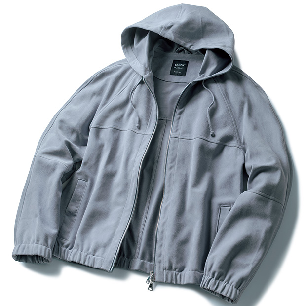 ゴートスウェード･フーデッドパーカ／JAYDON