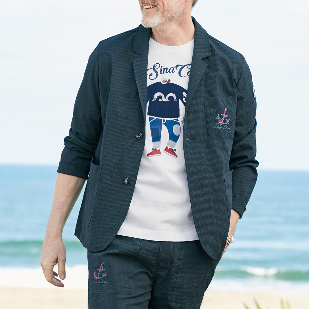 シナコバ キャプテンモチーフ半袖Tシャツ | ライトアップ
