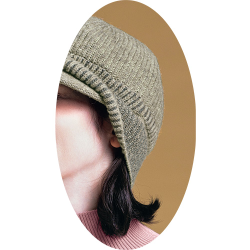 耳まであったかキャスケット