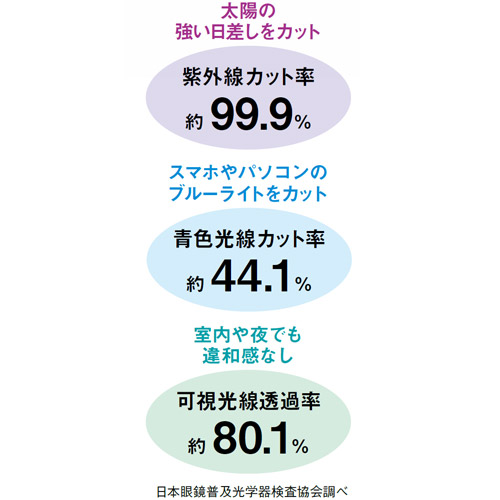 メラニングラス／クリップオンタイプ
