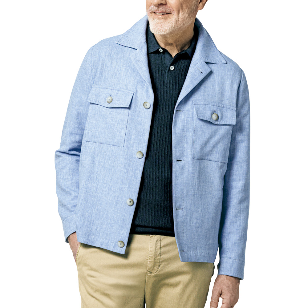 リネンコットンブルゾン