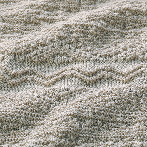 シルクウールのリンクス編みカーディガン