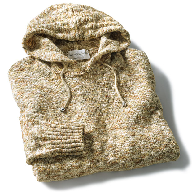 コットンニットパーカ