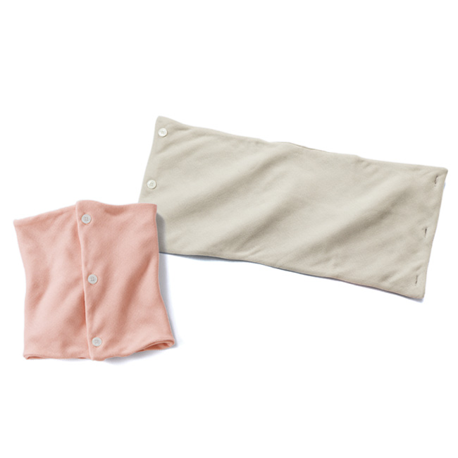 首のおふとん八重ガーゼネックウォーマー/2色セット