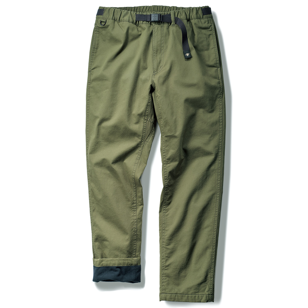 防風・裏起毛暖かチノパンツ