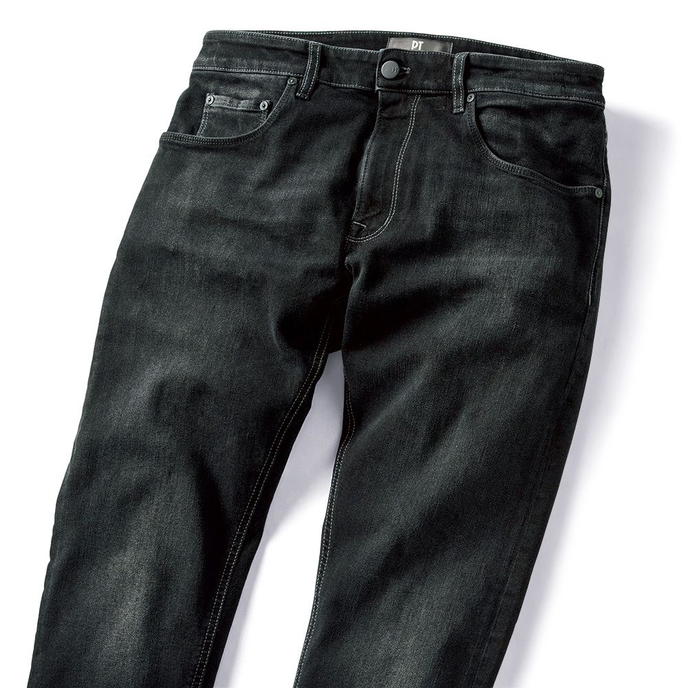 【初回限定】 PT TORINO ストレッチウォッシュドブラックデニムパンツ／Jazz パンツ