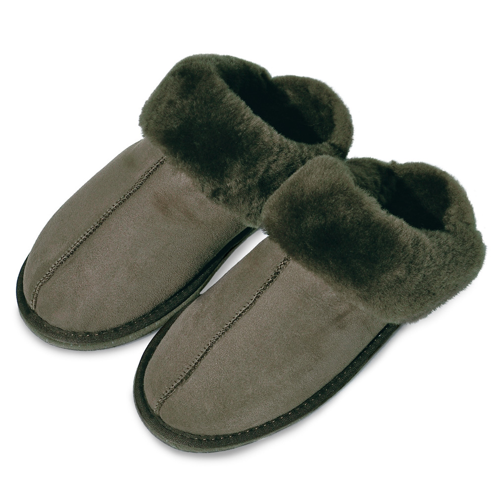 ダブルフェイスムートンスリッパ2足セット