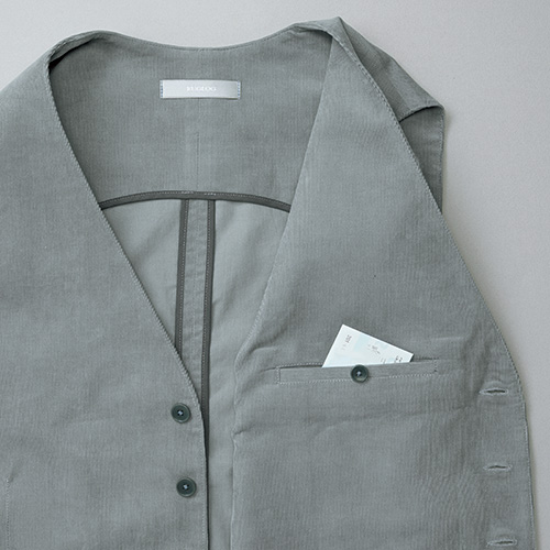 和ざらしコーデュロイベスト