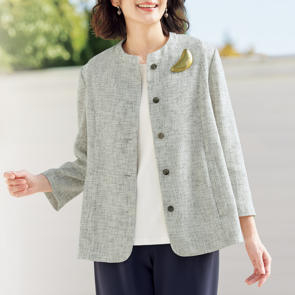 サマーツイードジャケット