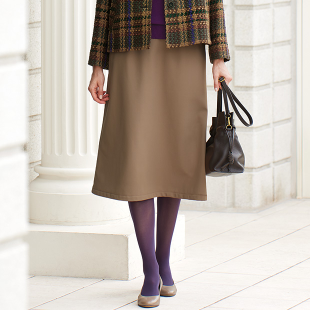 裏面フリース機能付きスカート