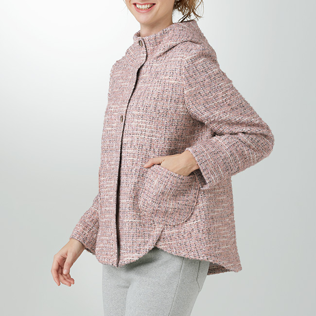 イタリア生地ショートコート