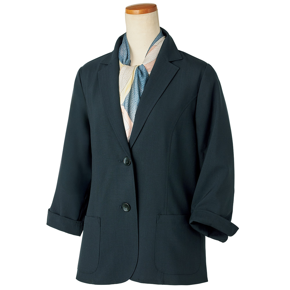 ウォッシャブルウールテーラードジャケット