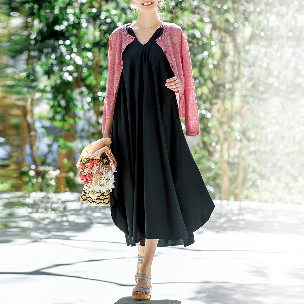 Seagreen ジャージー ロングワンピース ライトアップオンラインストア