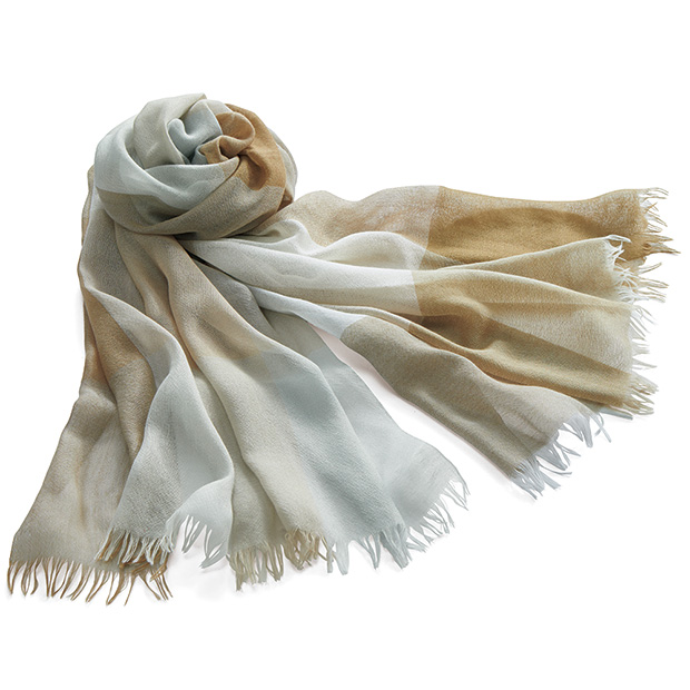 カシミヤシルクストール/モザイク