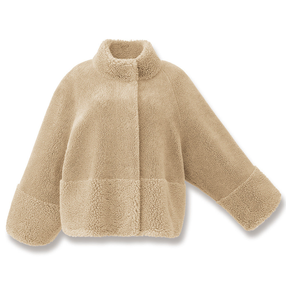 フェイクムートンショートコート