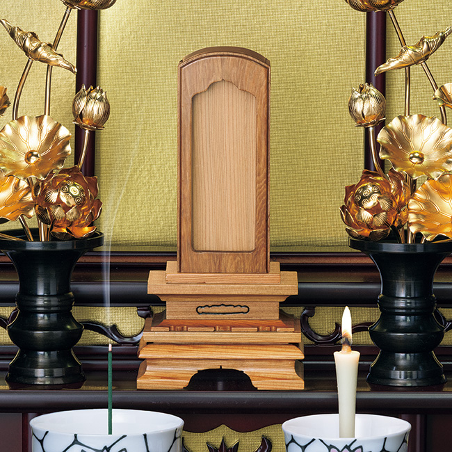 総屋久杉/繰り出し位牌(札板10枚付き)