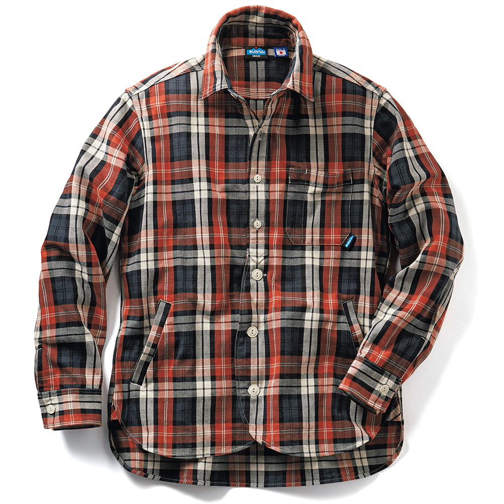 ヘビーネル長袖ループシャツ