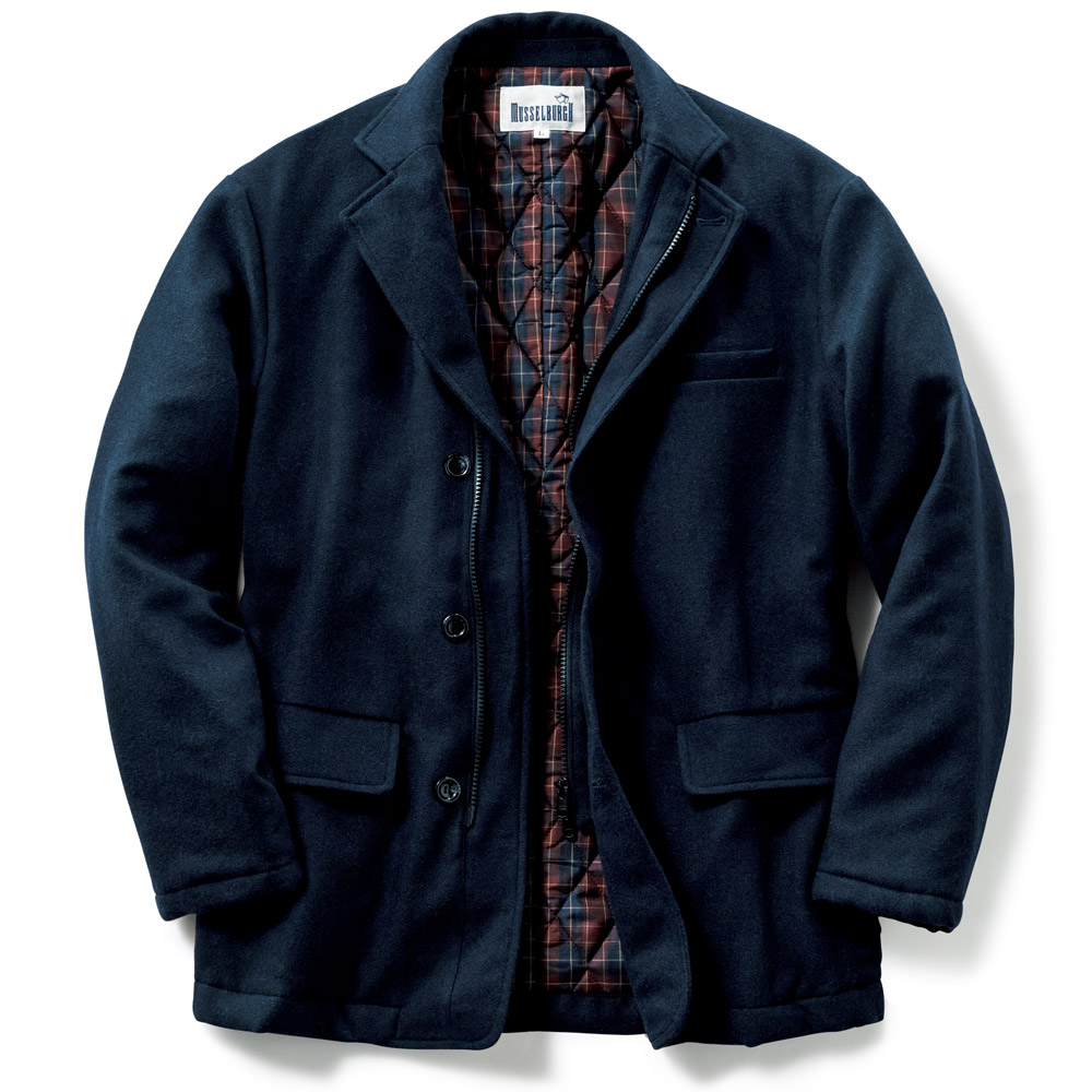 尾州製ウール混ライトウェイトジャケット