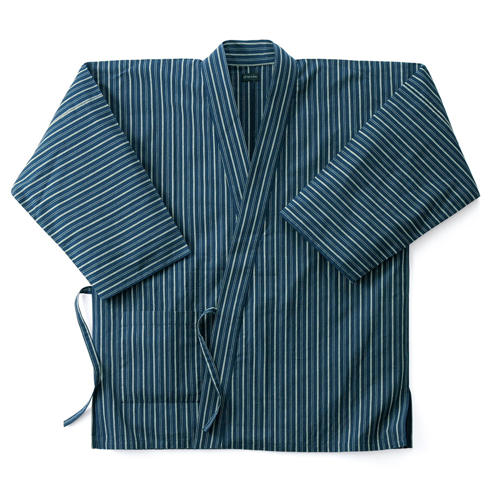 伊勢木綿／着物地の作務衣