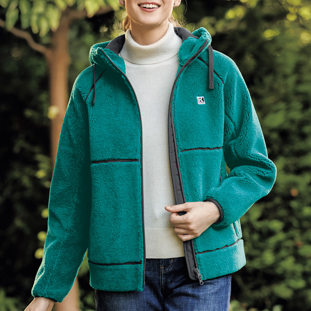 ファイバーパイルフーディ