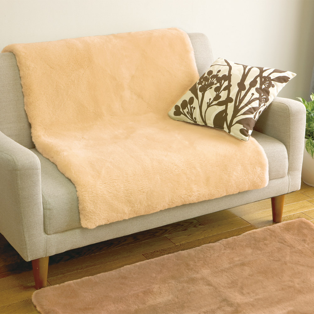 洗えるムートンフリーシート(80×120cm)