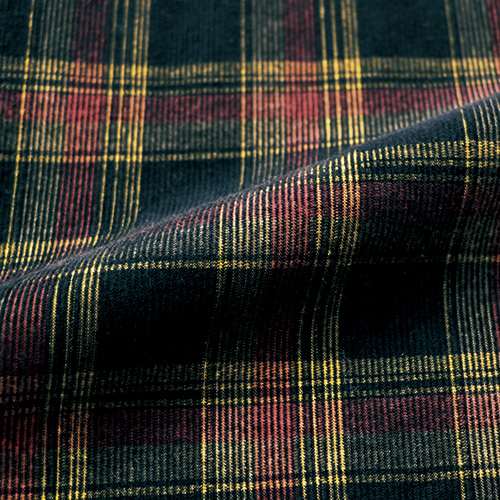 チェック柄コーデュロイスカート