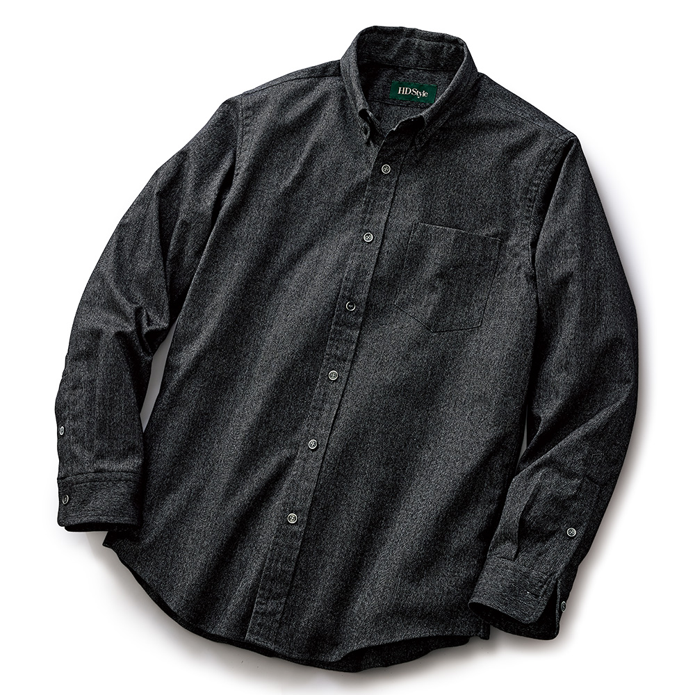 ソフトサーモ･ヘリンボーンB.D.シャツ