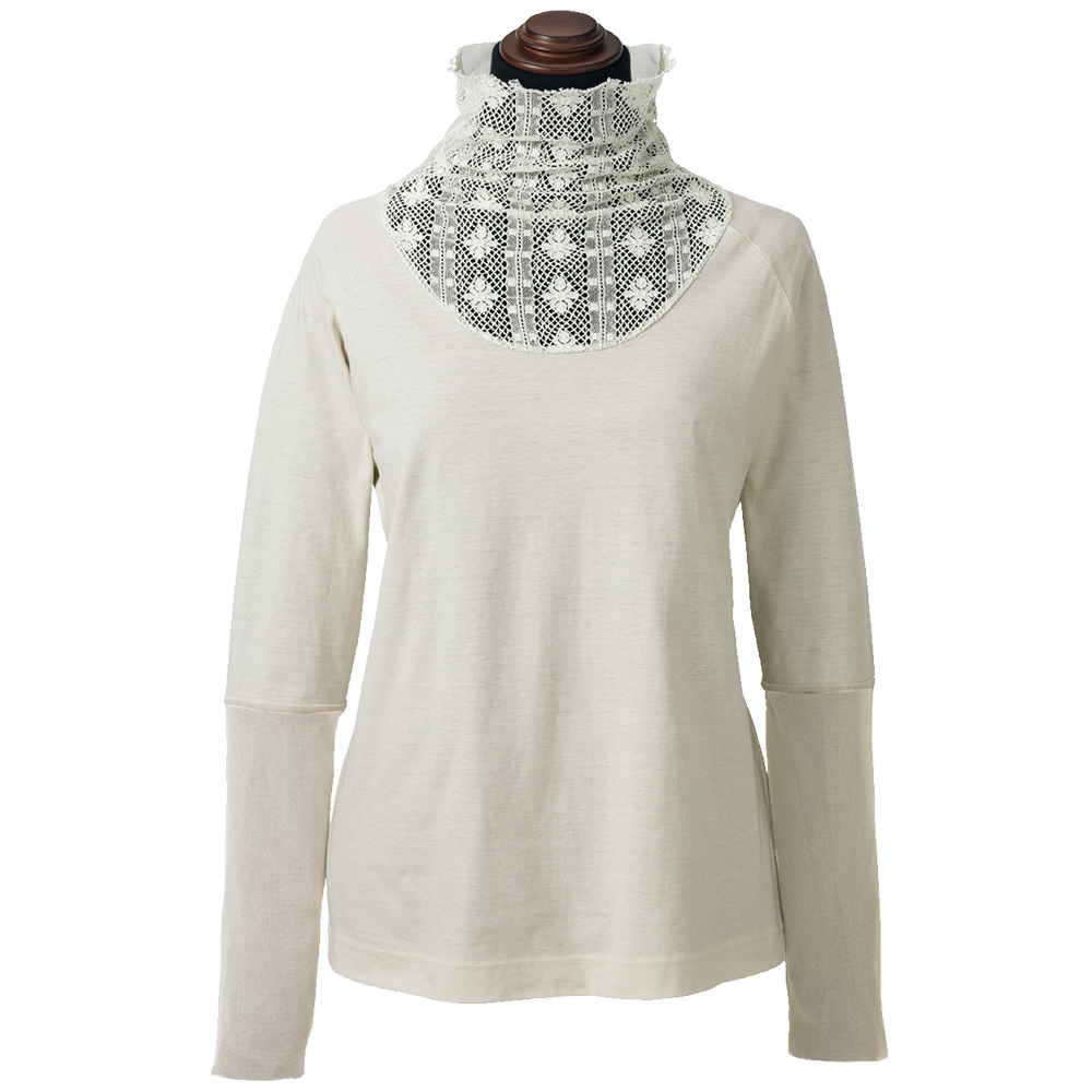 クルーニーレース使いのプルオーバー