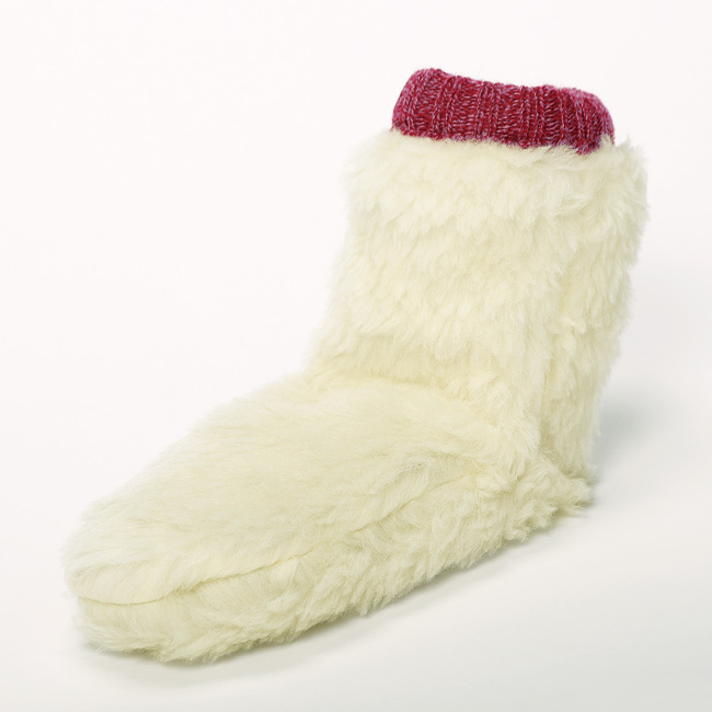 羊毛の洗えるソックス