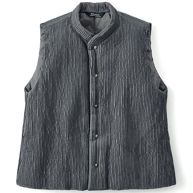 ピンタック･中わたベスト