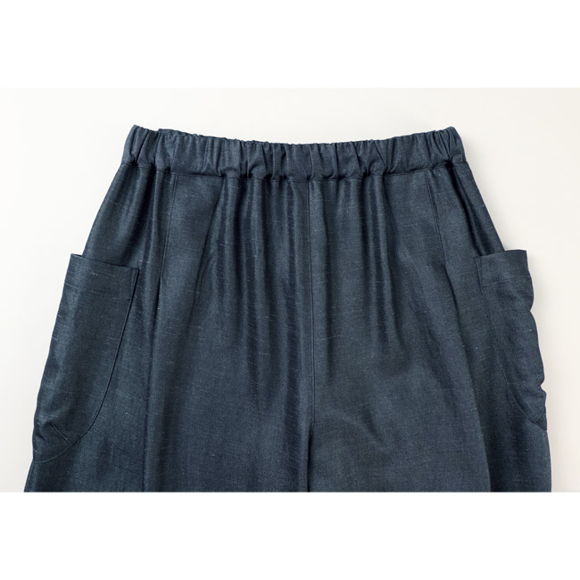 洗えるゆったりシルエットパンツ