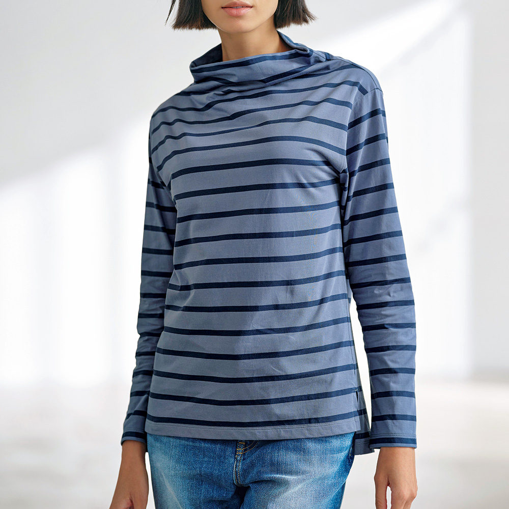 ボトルネックロングスリーブプルオーバー／当社限定