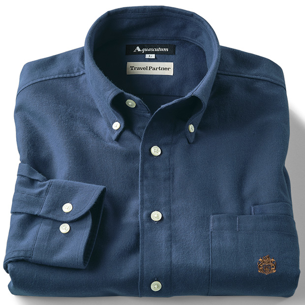 起毛オーガニックコットンB.D.シャツ