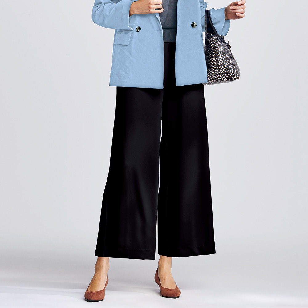 ストレッチセミワイドパンツ