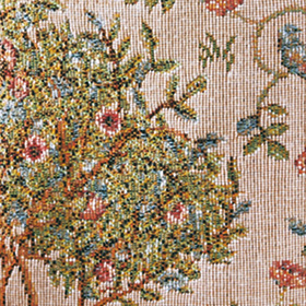 ゴブラン織インテリアバスケット小