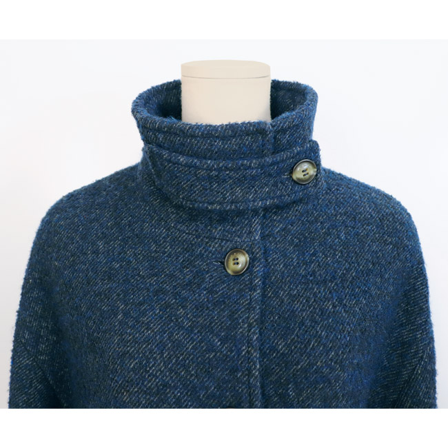 ブークレ･スタンドカラーコート