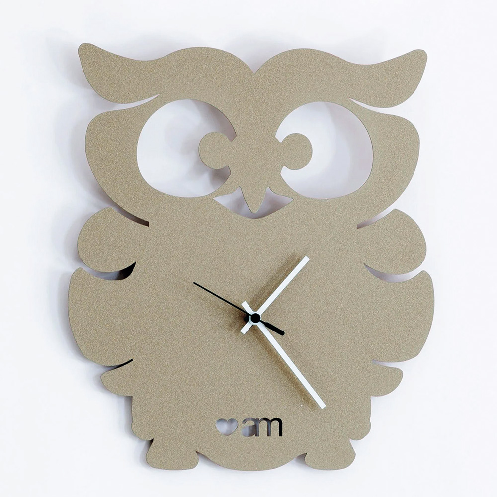 イタリア製掛け時計／ふくろう