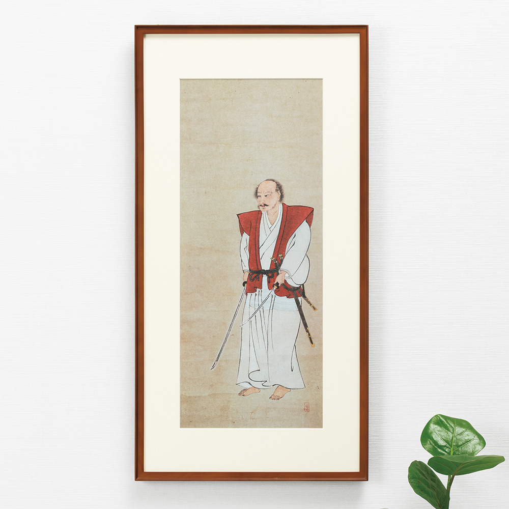 島田美術館監修 「宮本武蔵像」原寸複製（額装）