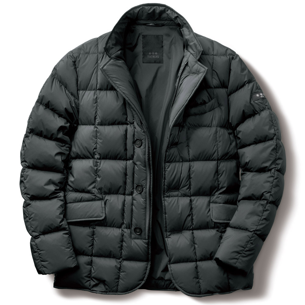 撥水キルティングダウンジャケット