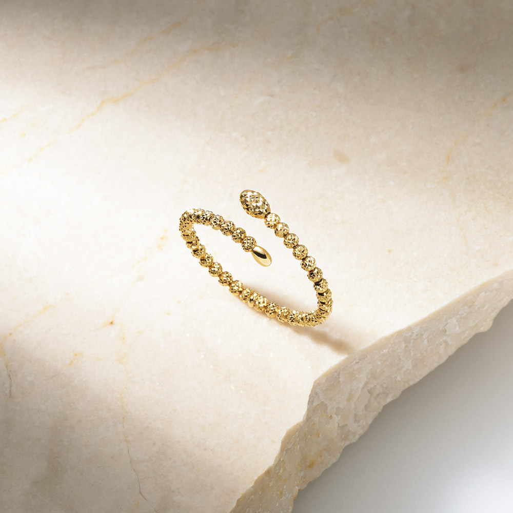 K18YGフレキシブルリング