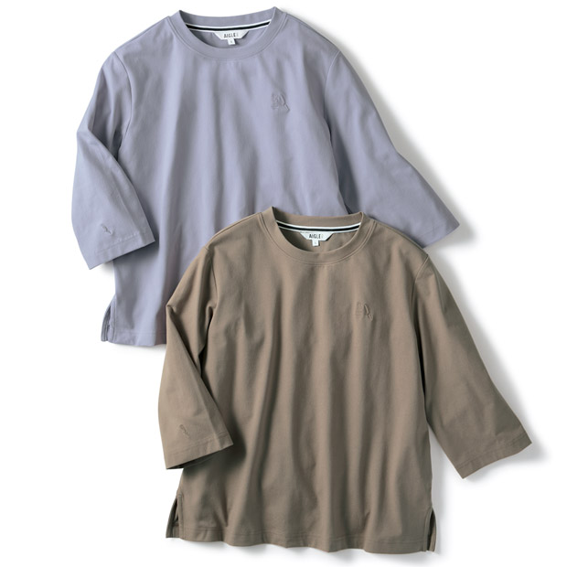 七分袖プルオーバー