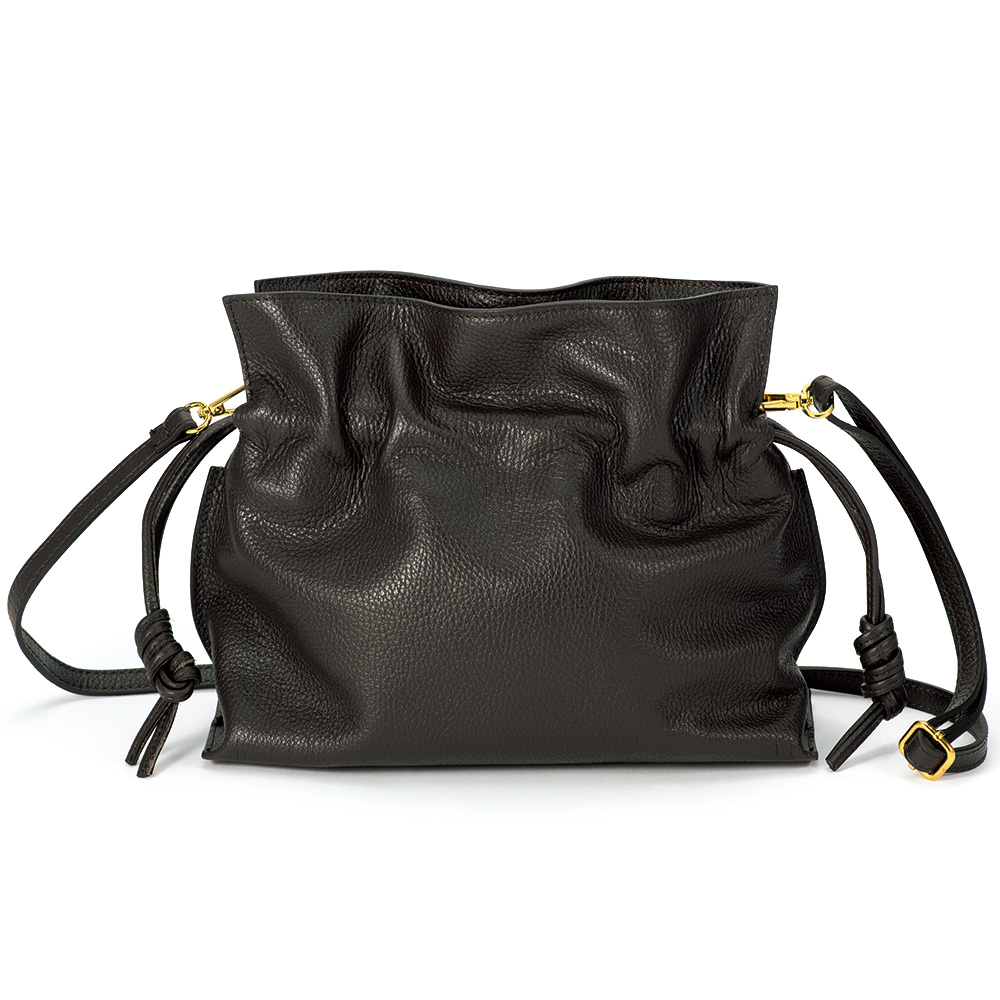 巾着風ショルダーバッグ